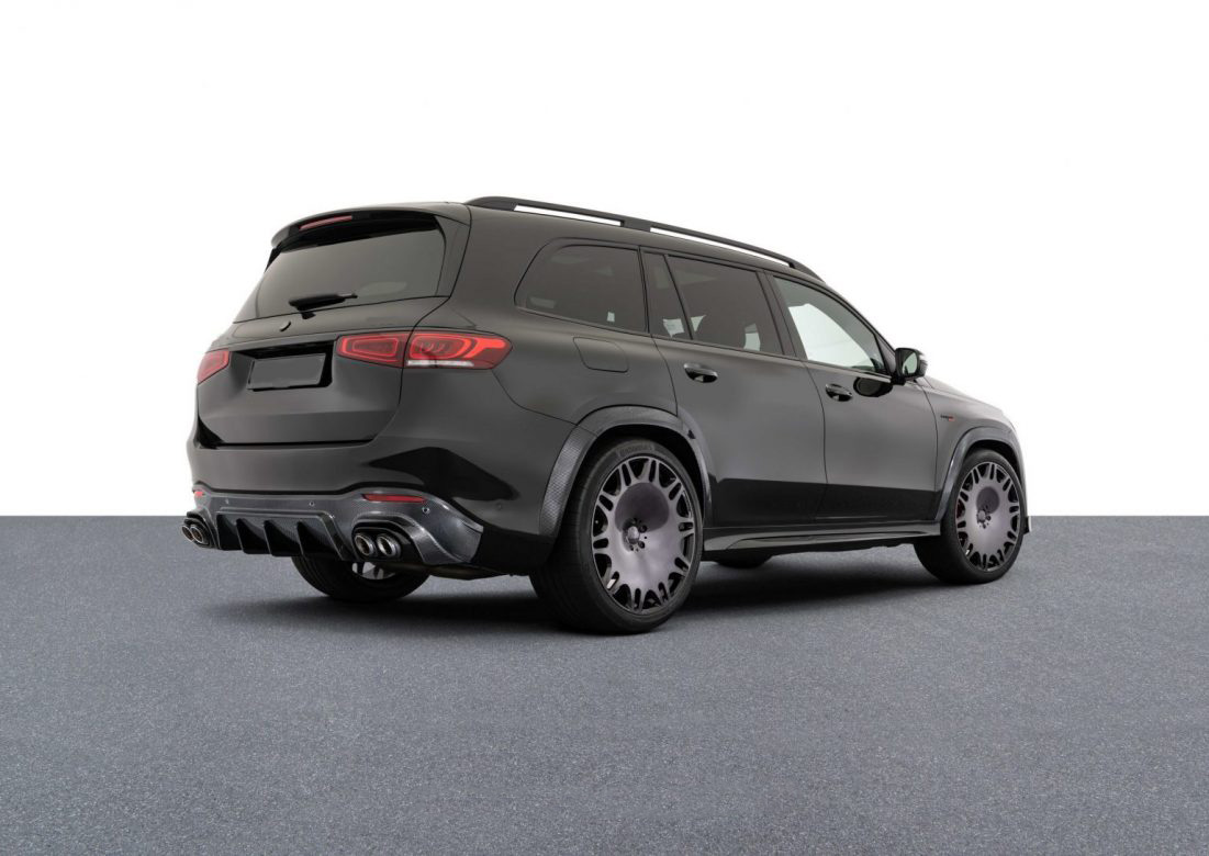 Rear diffuser BS Style Carbon for Mercedes-Benz GLS 800 AMG X167 AMG GLS 63