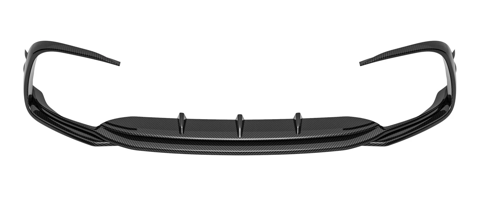 Front bumper lip Avalanche Carbon for Mercedes GLS X167