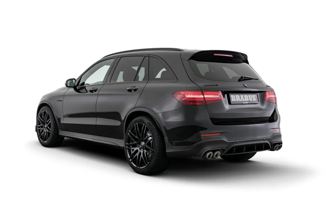 Rear bumper  inserts BS Style Carbon for Mercedes GLС AMG X253 AMG GLC 63
