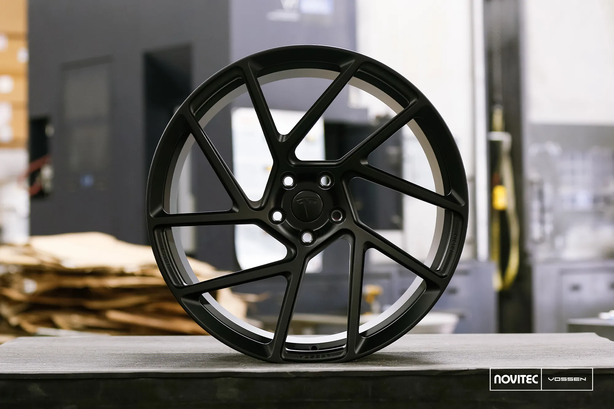 Vossen NV2 forged wheel — side profile