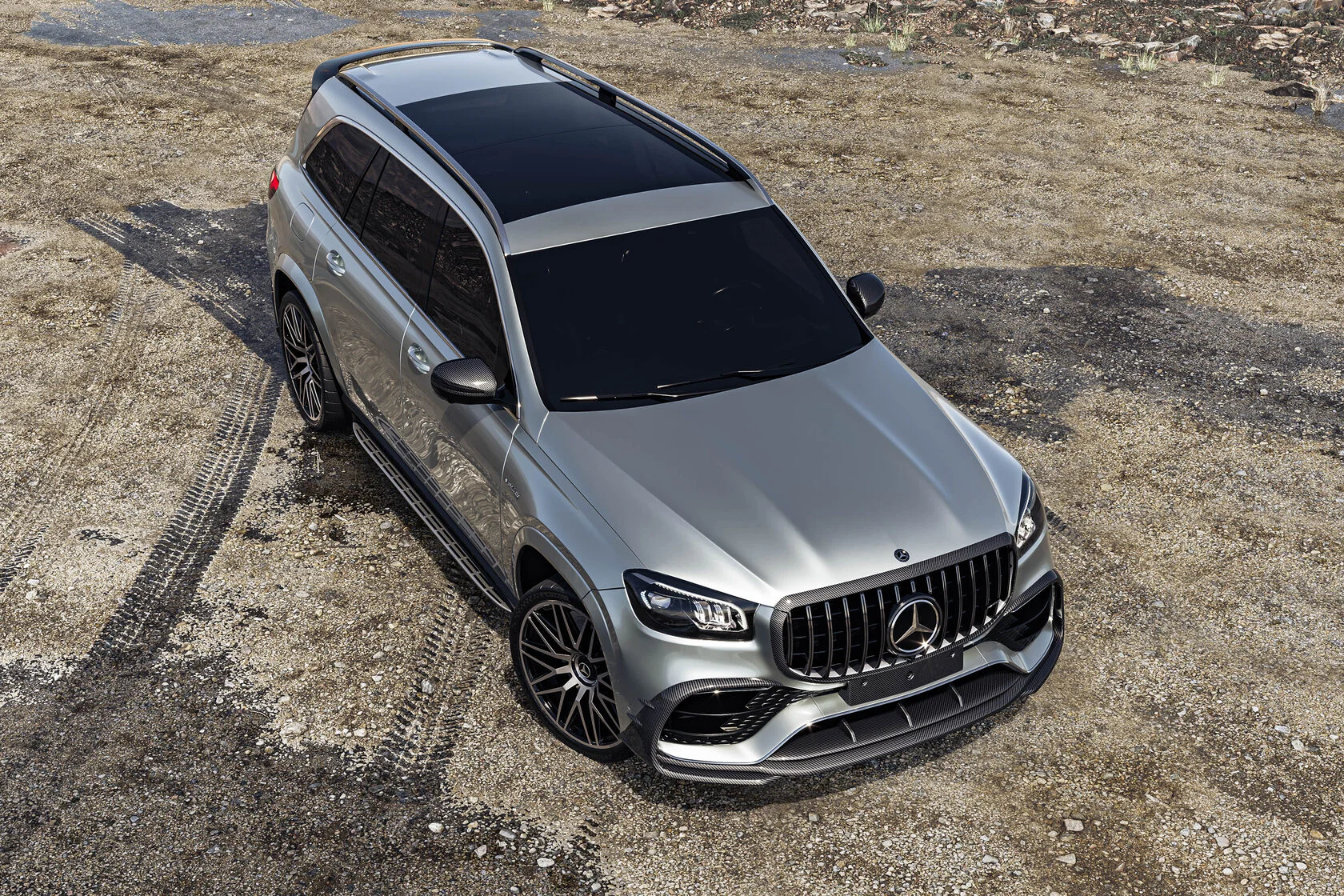 Check our price and buy Carbon Fiber Body kit set for Mercedes GLS X167!