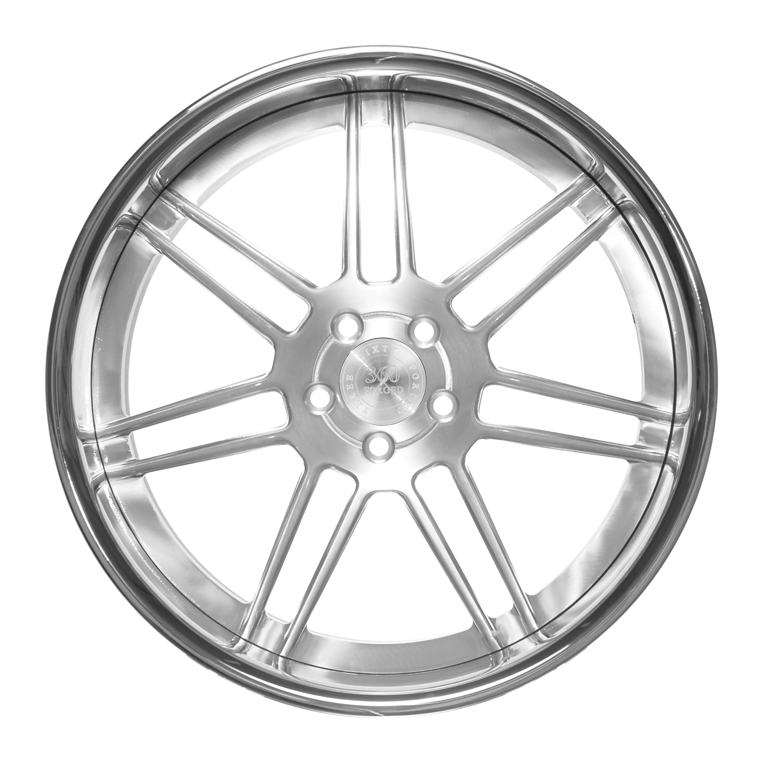 360 Forged Split 7 Competition Series — 3-piece forged wheel press shot