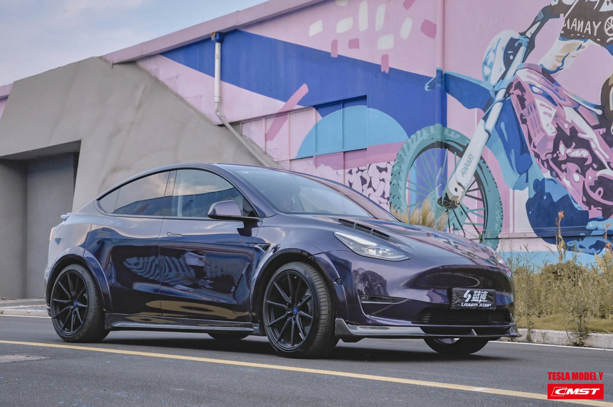 Check our price and buy CMST Carbon Fiber Body Kit set for Tesla Model Y!