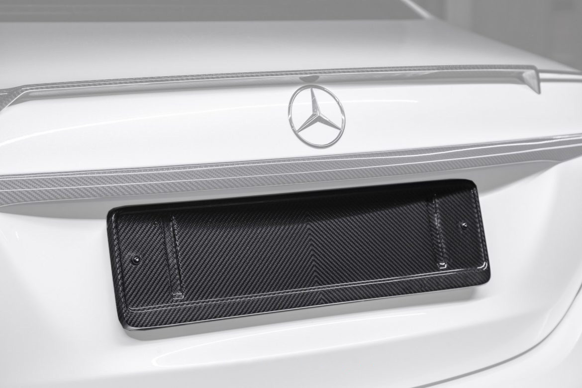 License frame BS Style Carbon for Mercedes-Benz GLE Coupe AMG C167 AMG GLE 63