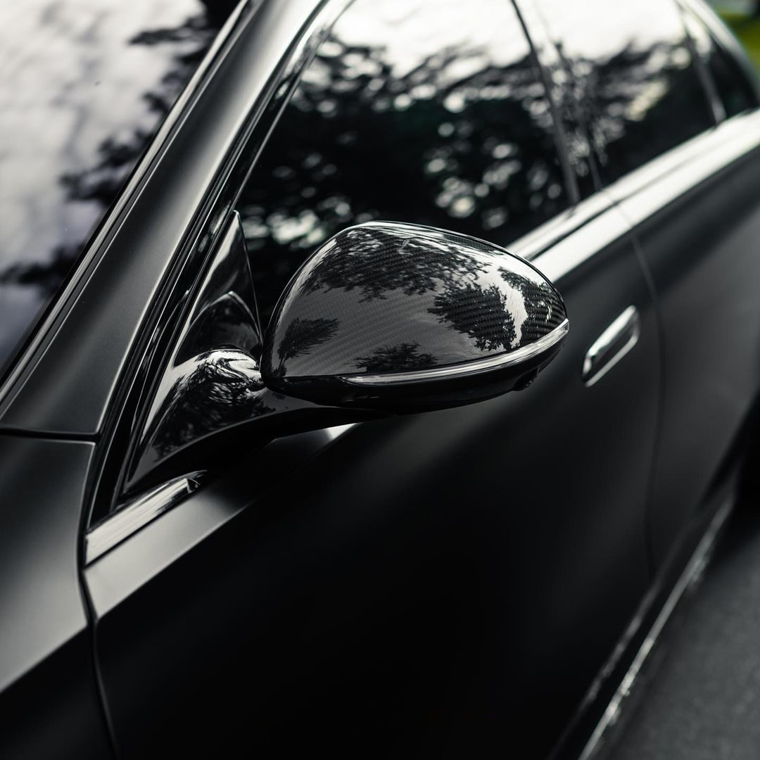 Mercedes star bonnet S-CLASS W223 (+ others) black gloss / matt