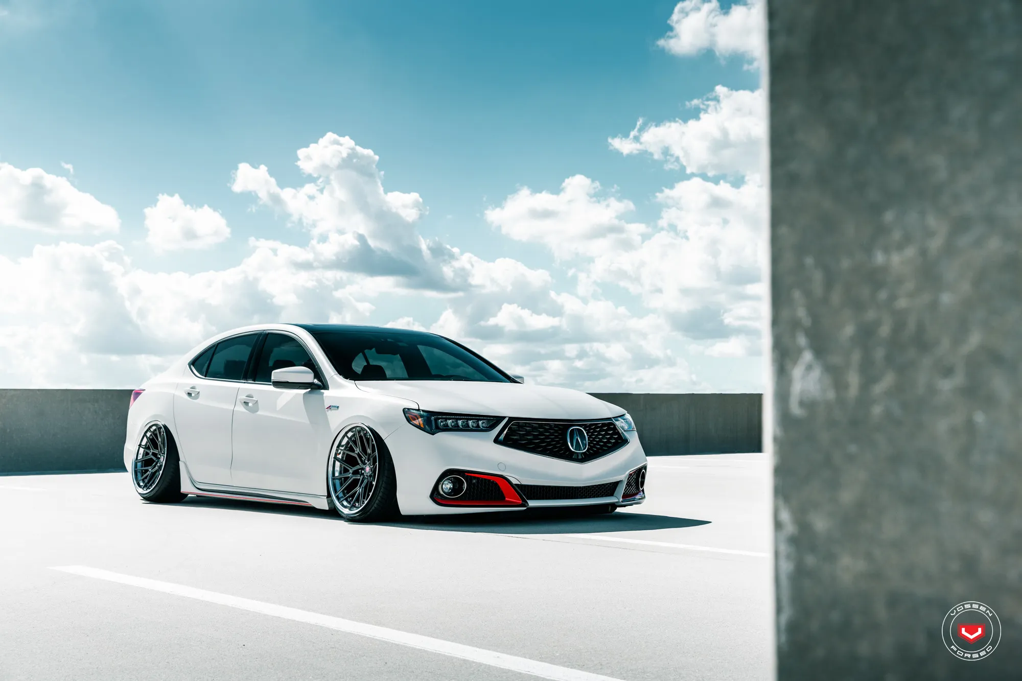 Vossen M X3 3 PIECE 3-piece forged wheel — close-up spoke detail