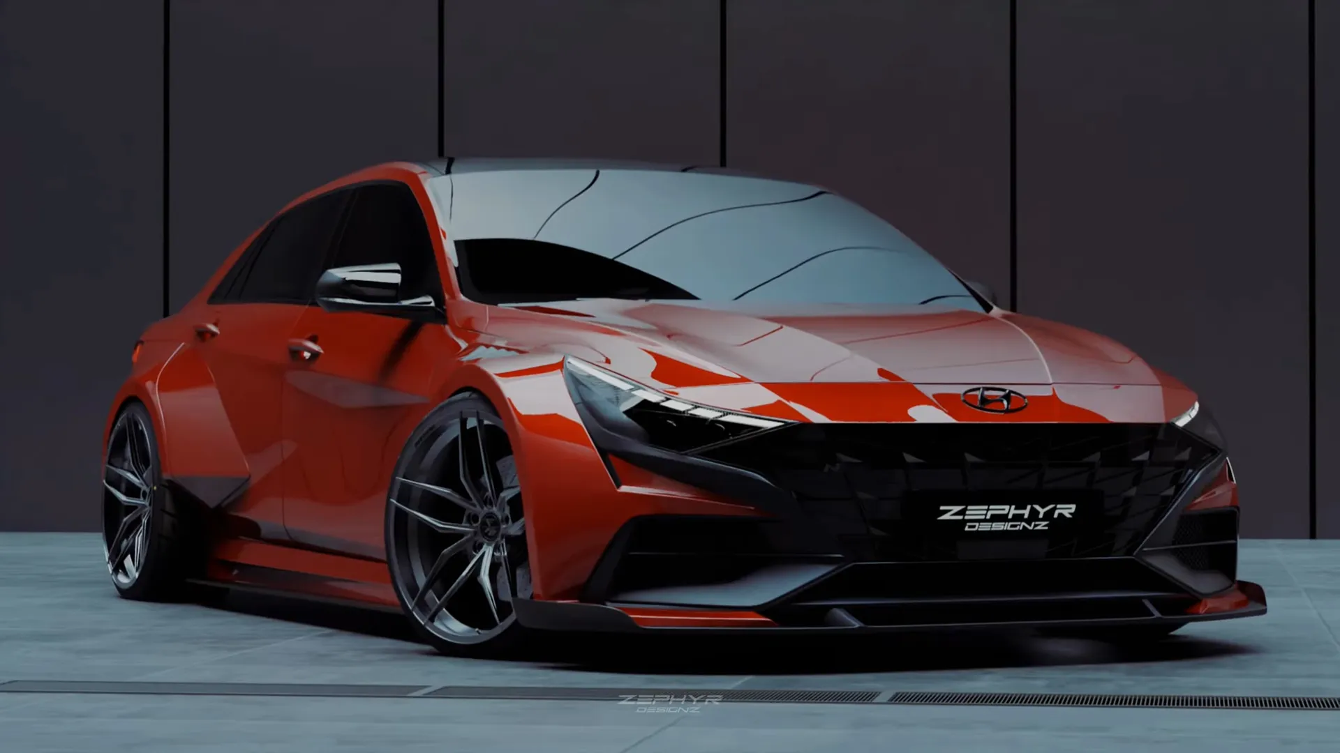 Hyundai Elantra N 2023 Custom Body Kit by Zephyr