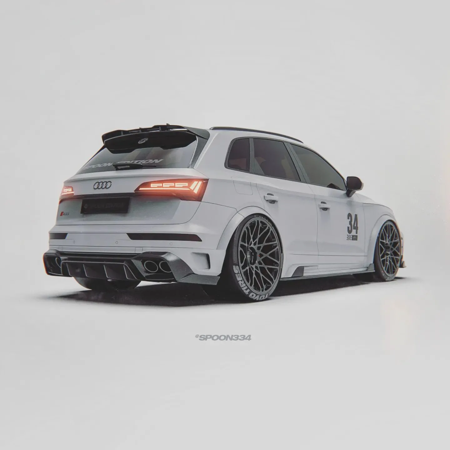 Audi SQ5 FY Restyling Custom Body Kit by Spoon334