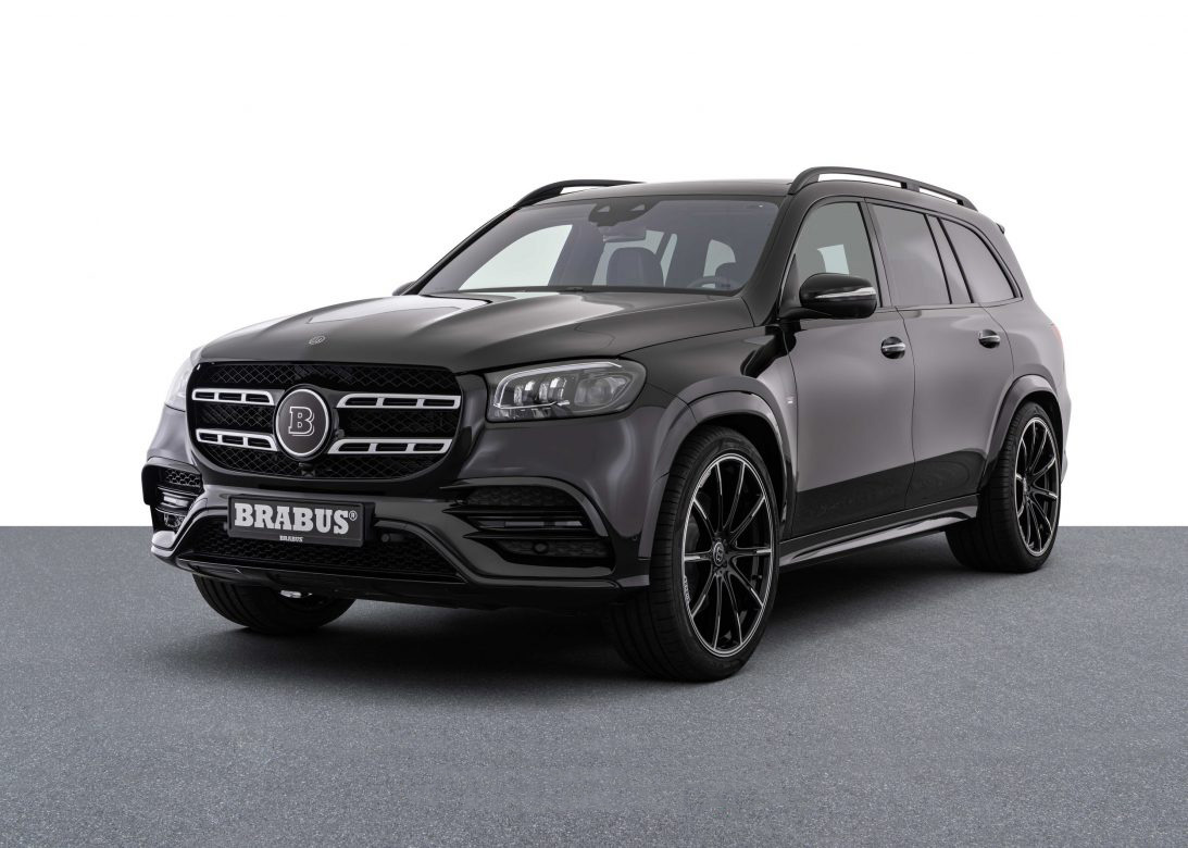 Front apron attachments BS Style carbon for Mercedes-Benz GLS X167 AMG Line
