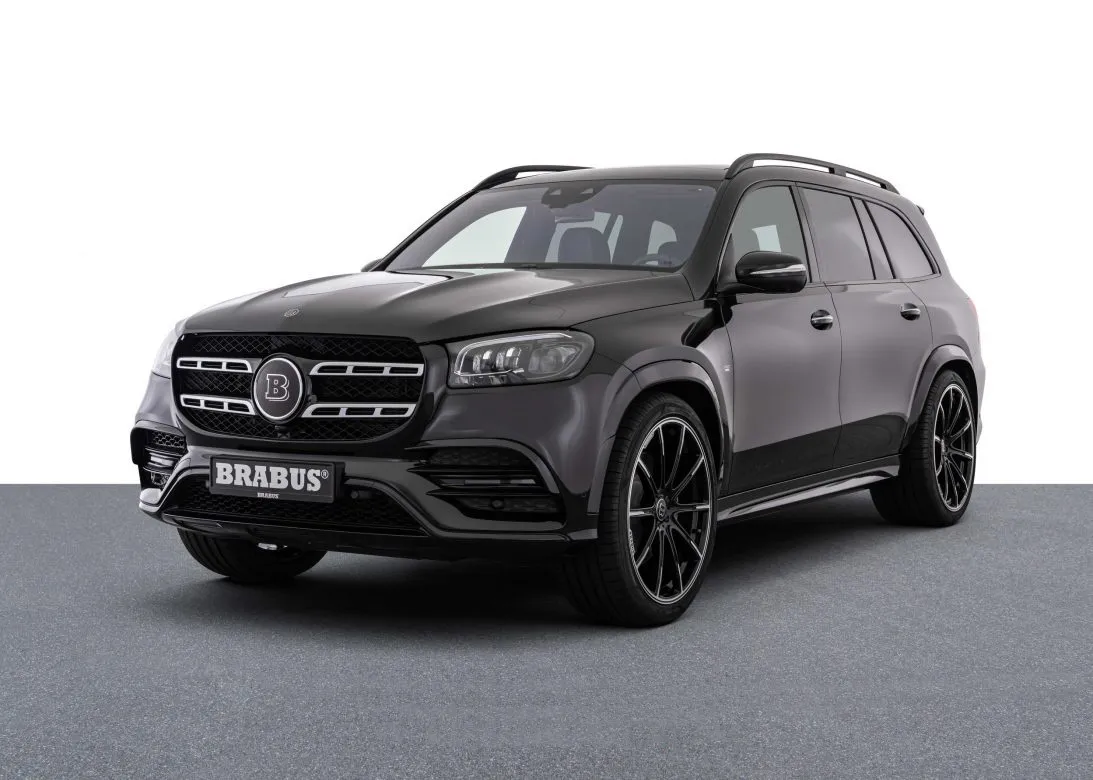 Front apron attachments BS Style carbon for Mercedes-Benz GLS X167 AMG Line
