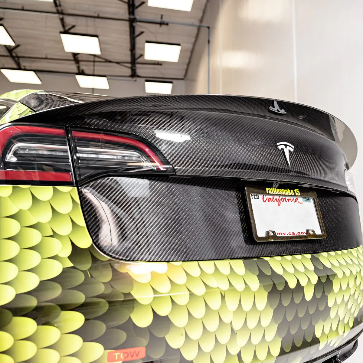 Check price and buy Unplugged Performance Carbon Fiber Body kit Set for Tesla Model 3