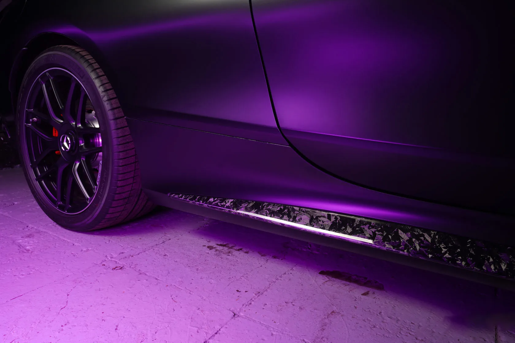 Side skirts Forged Carbon for Mercedes S-class Coupe C217 Restyling 