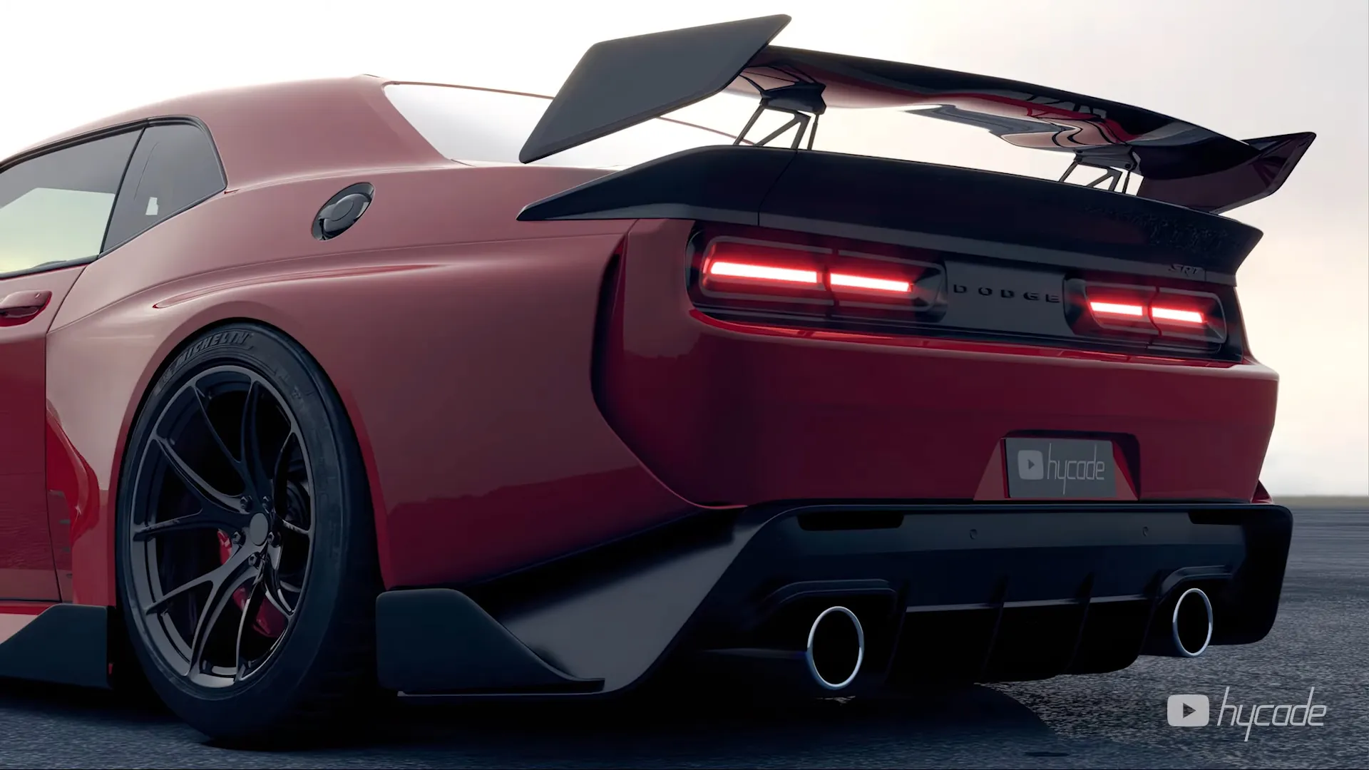 Dodge Challenger Demon Custom Wide Body Kit by Hycade