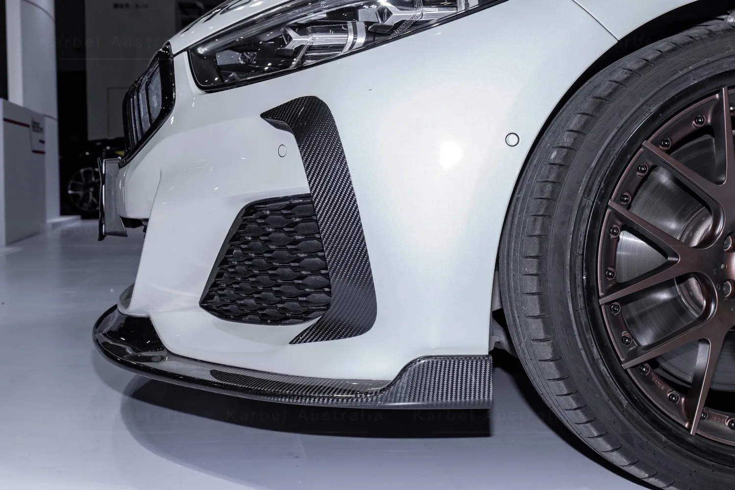 Check price and buy Karbel Carbon Fiber Body kit set for BMW  8 series G16 Grand Coupe