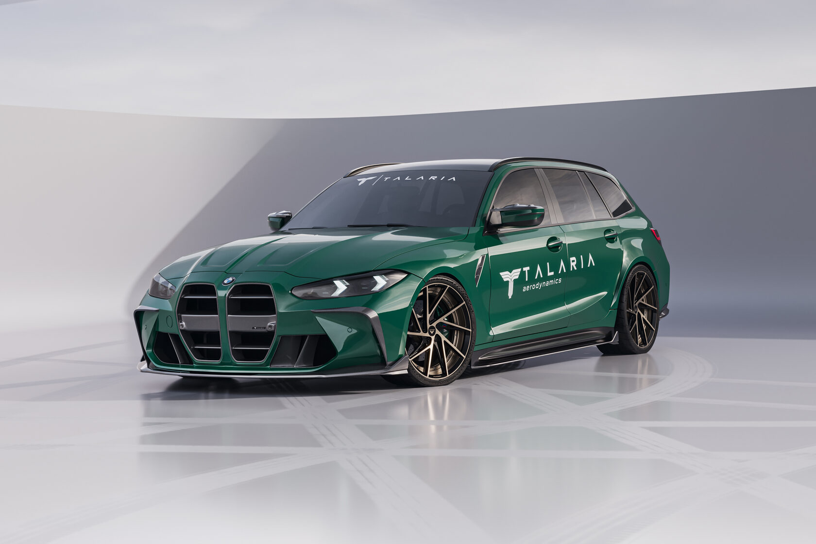 Side skirts Sport Tech Carbon for BMW M3 G80 Touring Buy with delivery ...