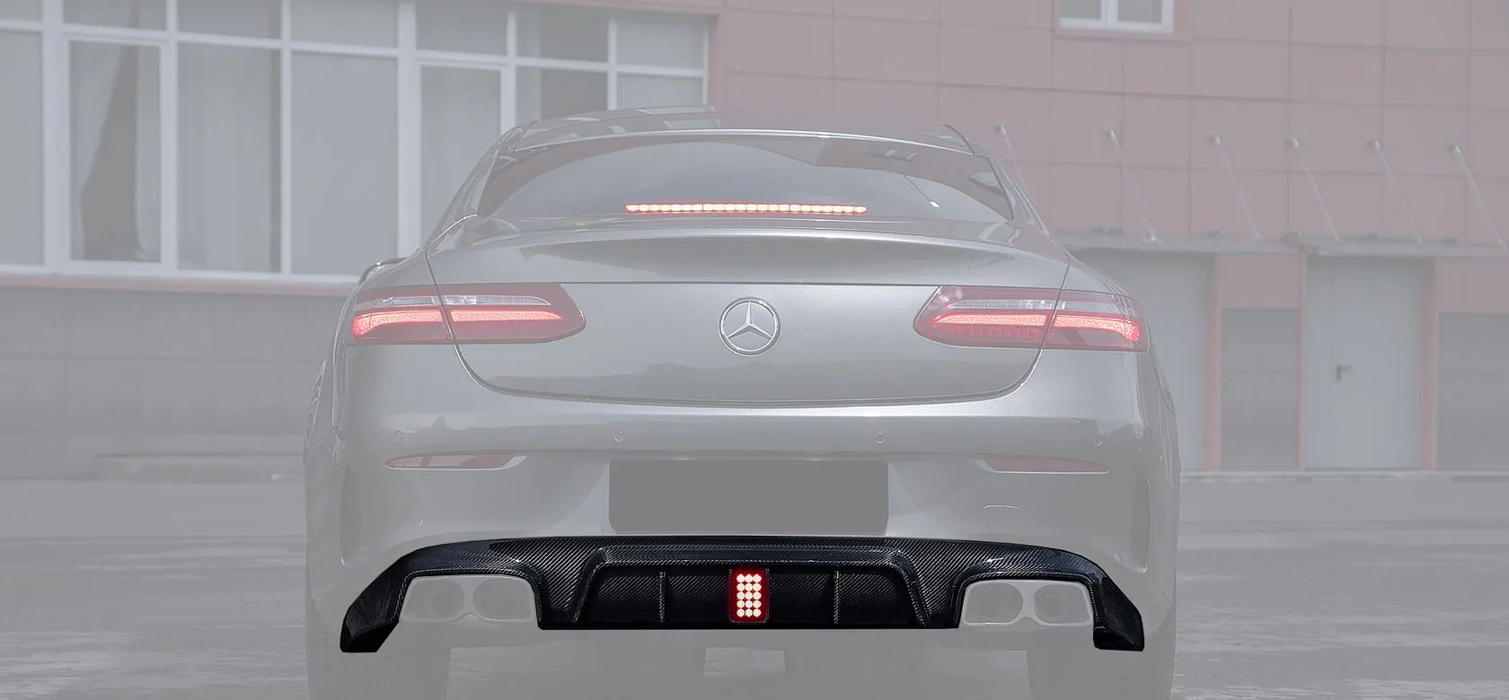 Rear diffuser Carbon for Mercedes E-class W213 Coupe