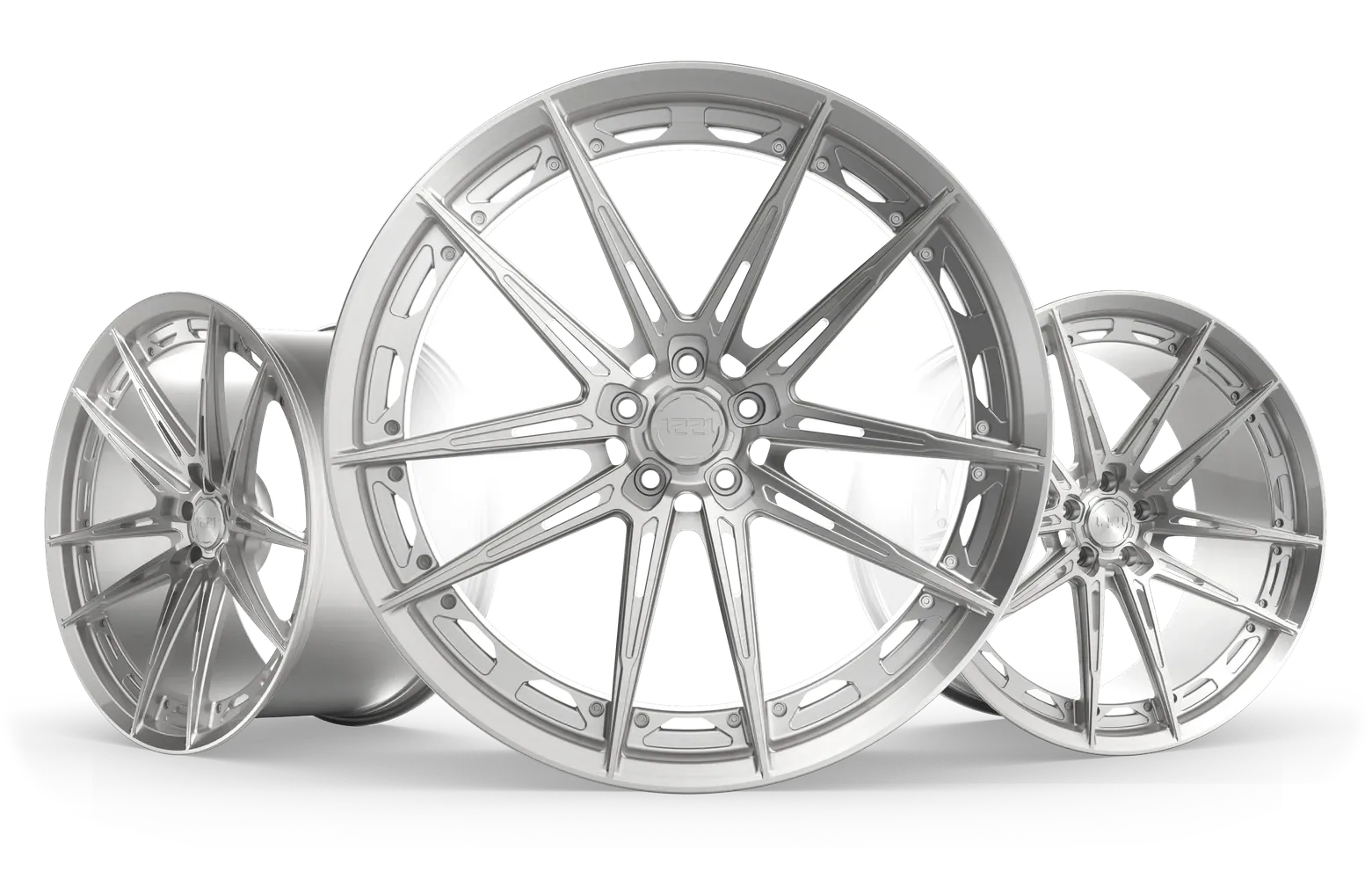 1221 Wheels 1221 AP1X APEX3.0 Forged Wheels — header render Brushed Gloss Clear
