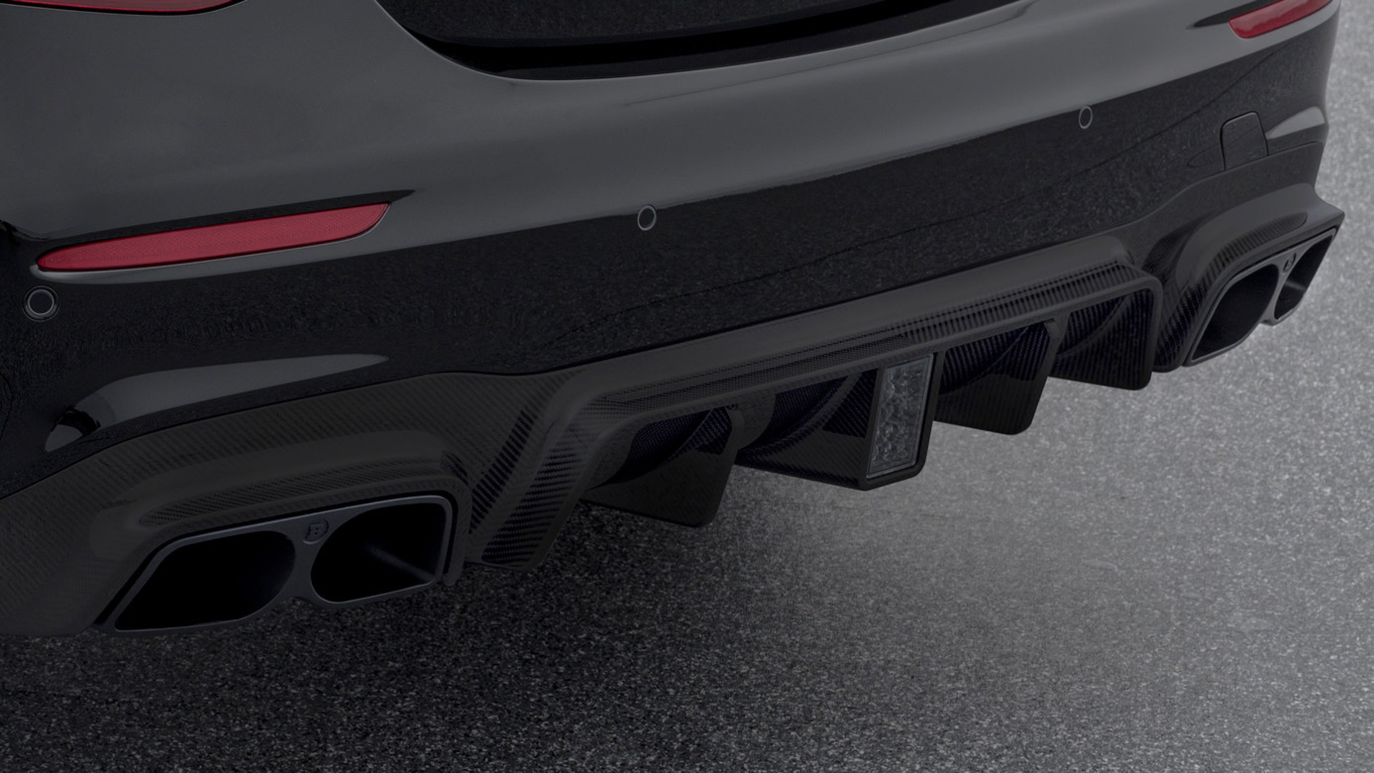 Rear diffuser BS style carbon for Mercedes E-class W 213 E 180 - AMG E 43 | AMG Line