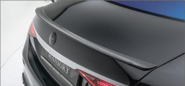 Rear deck lid spoiler Mansory Carbon for Mercedes S-class  W223