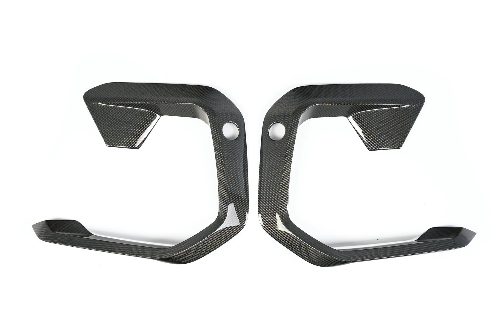 Fangs of the front bumper Carbon for BMW X6 M F96