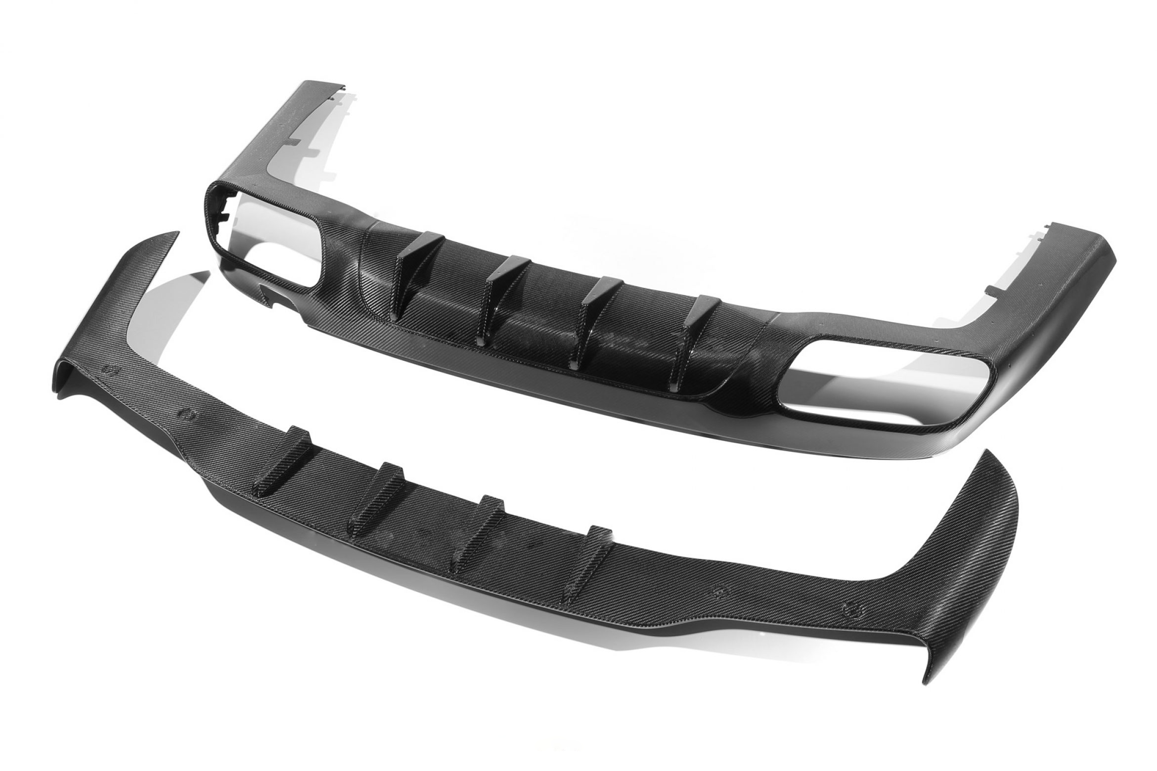 Rear diffuser carbon for Mercedes CLS C 257 AMG CLS 53