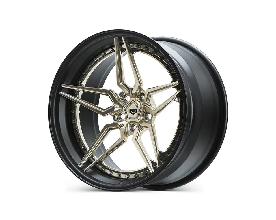 Vossen M X1 3 PIECE 3-piece forged wheel — front view