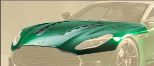 Primed engine bonnet Mansory Carbon for Aston Martin DB11