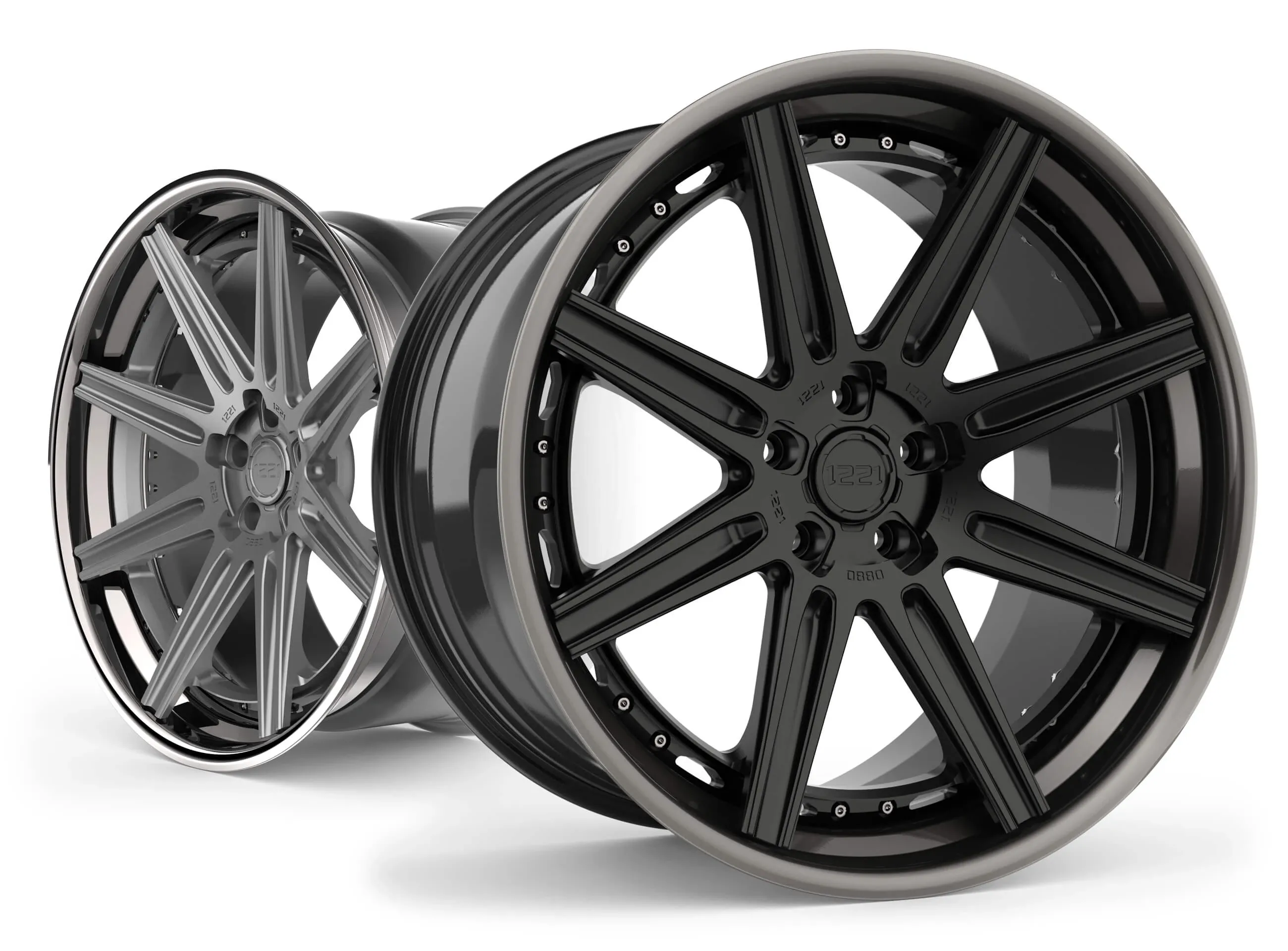 1221 Wheels 0880 AP3LX APEX3.0 Three-Piece Large X-Series — front view
