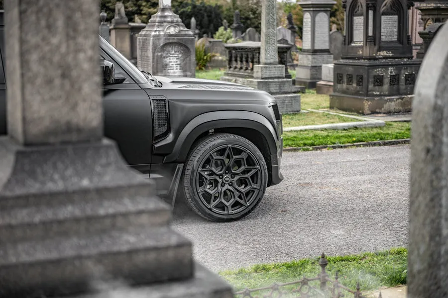 Check our price and buy Kahn Design carbon fiber body kit set for Land Rover Defender 110 wide track
