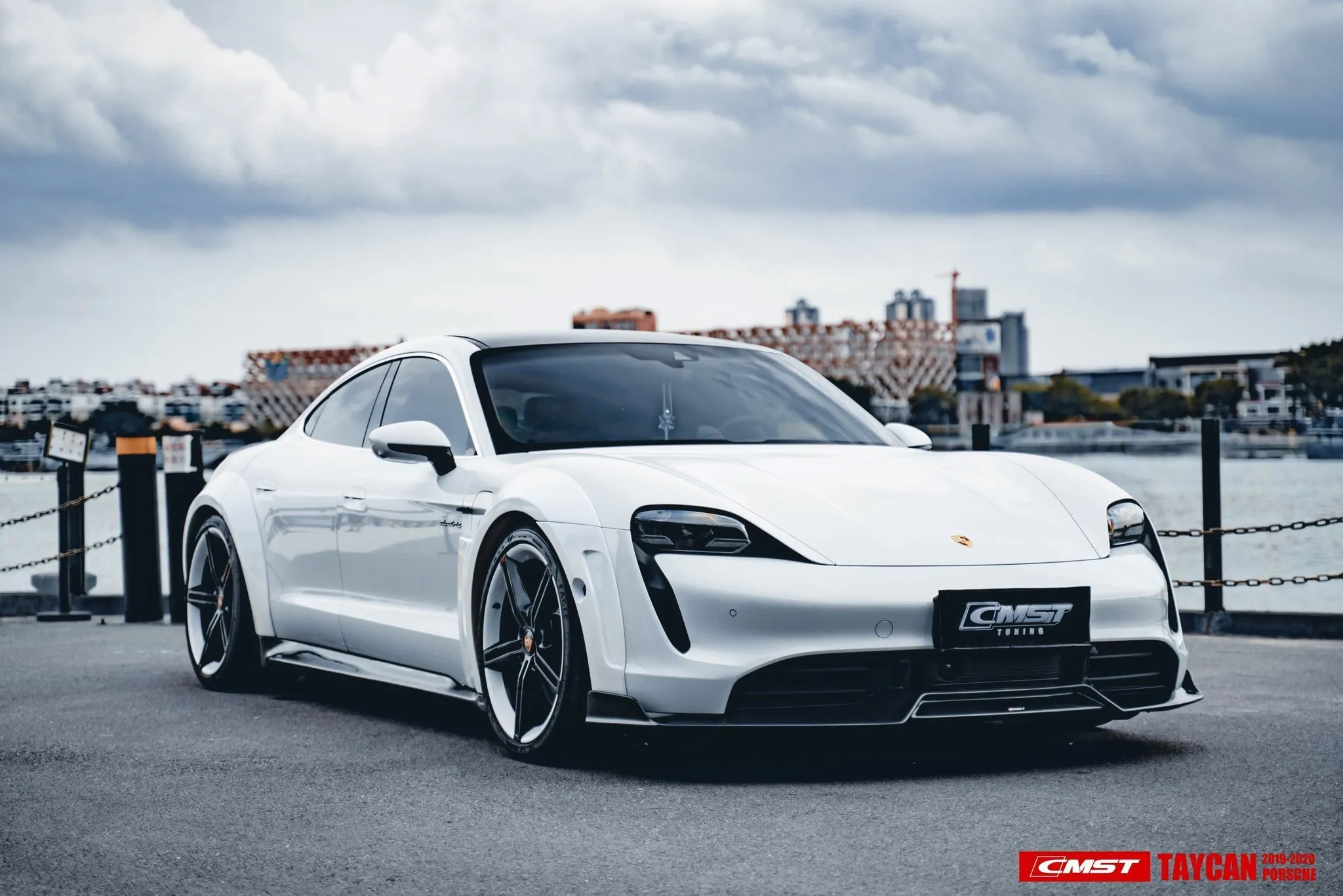 Check our price and buy CMST Carbon Fiber Body Kit set Style for Porsche Taycan Turbo & Turbo S