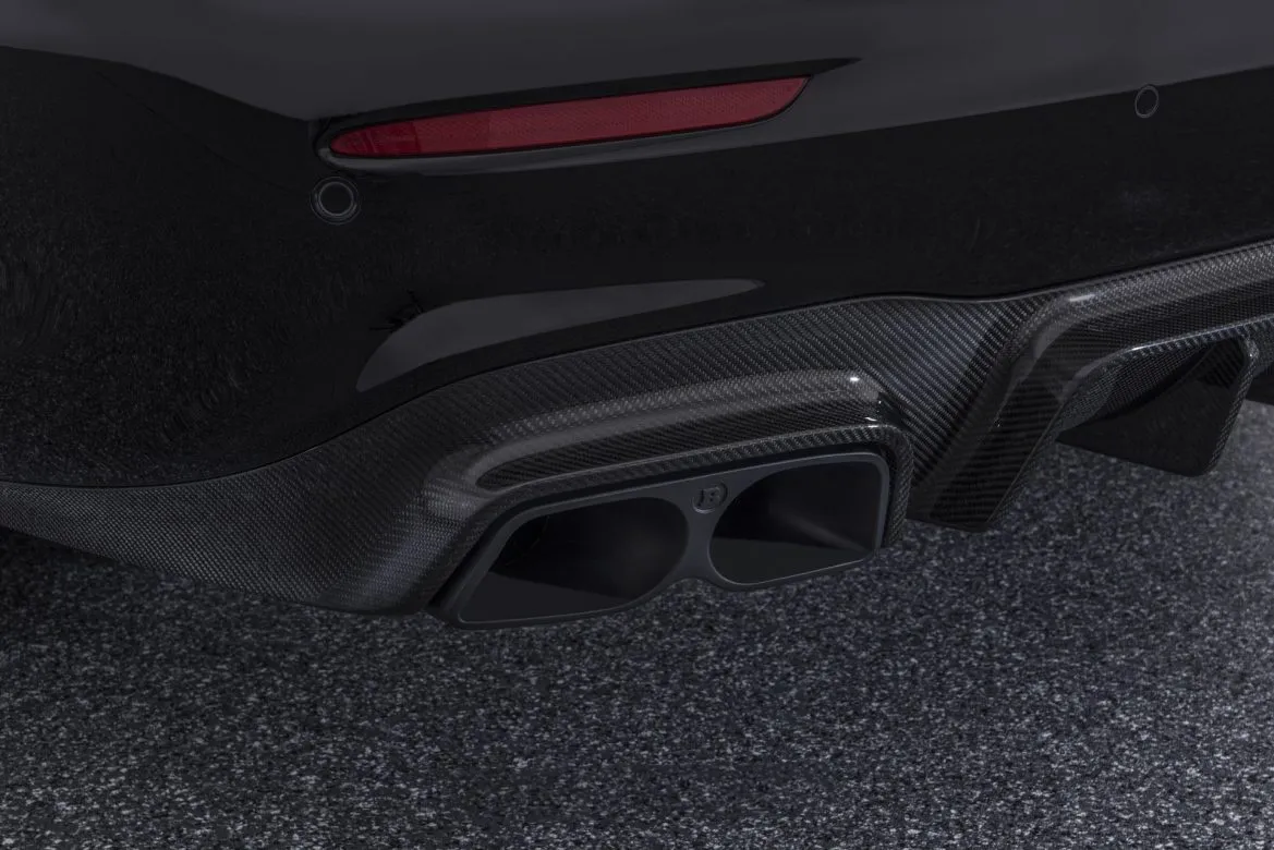 Exhaust tips BS Style for Mercedes C-class W 205 AMG C 63 until 07/2018
