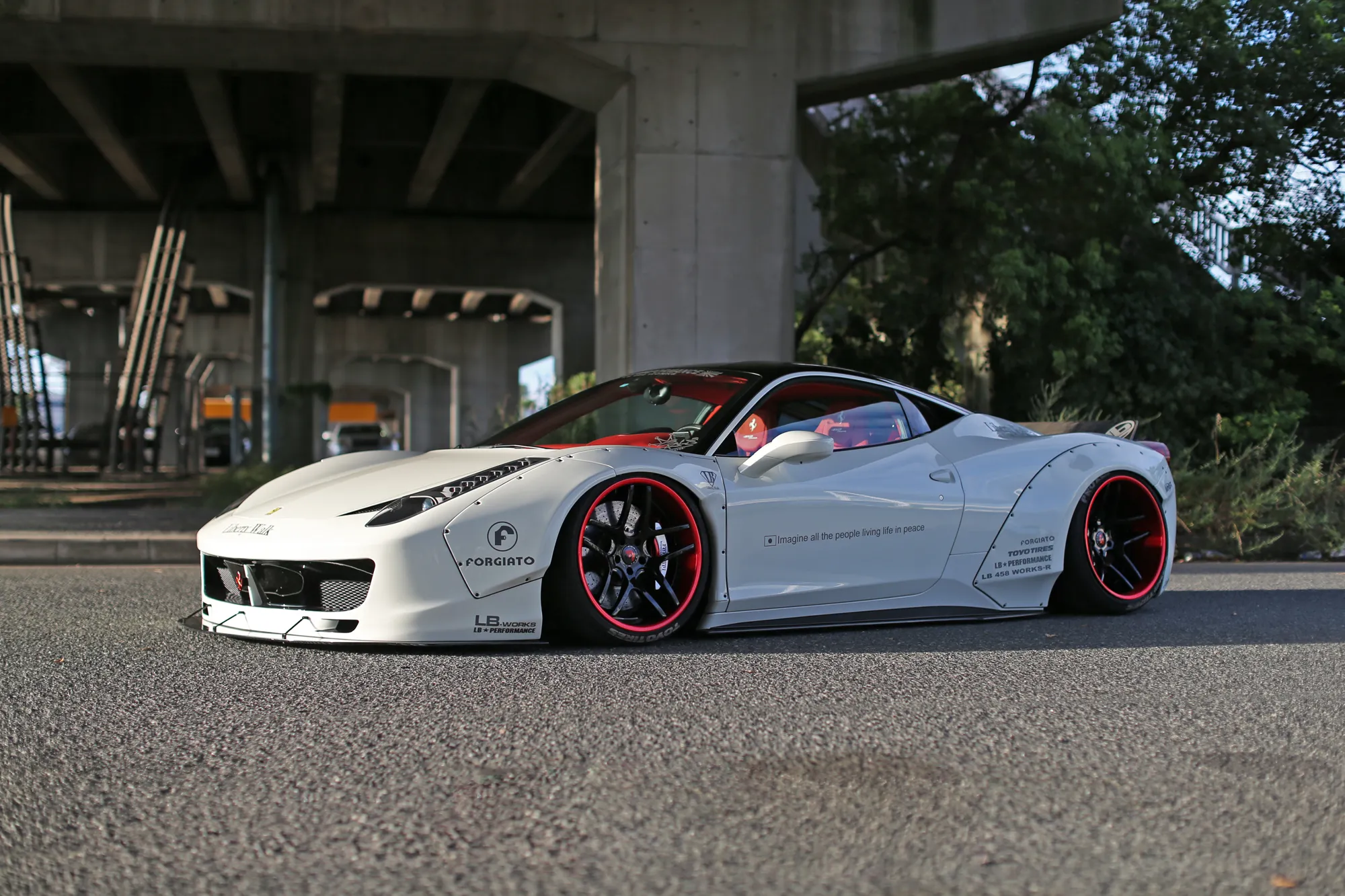 Check our price and buy Liberty Walk body kit for Ferrari 458!