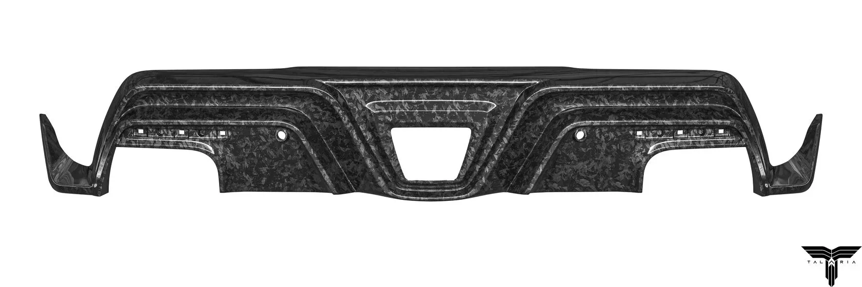 Rear diffuser QUAD exhaust Carbon Talaria for Toyota Supra A90/A91