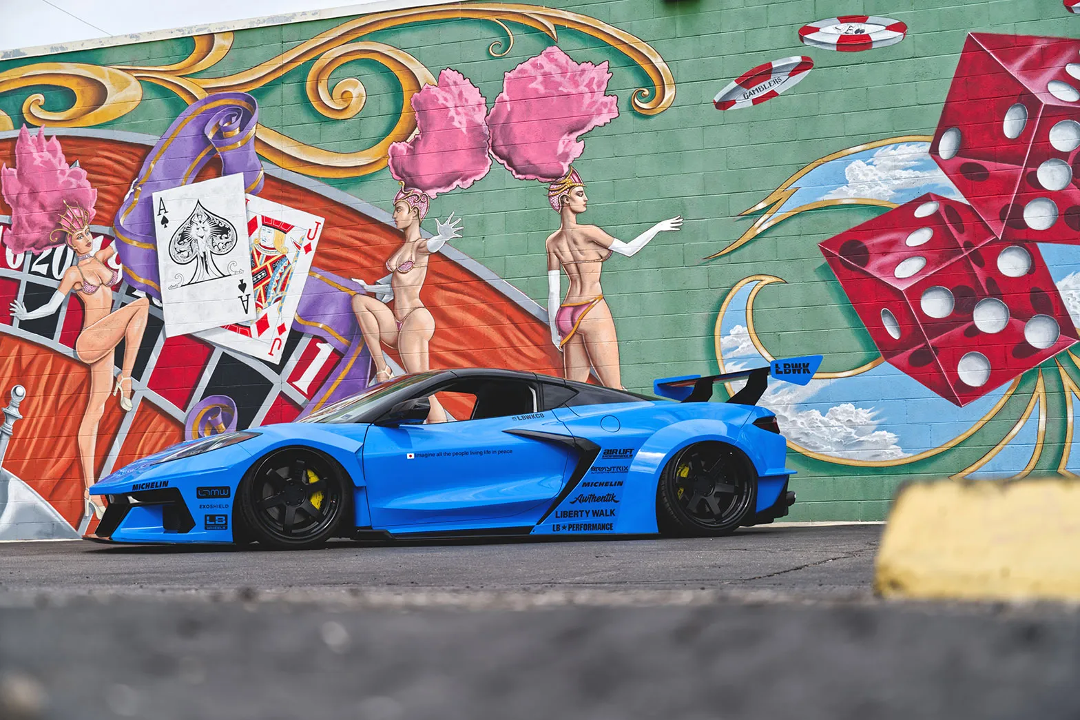 Check our price and buy Liberty Walk body kit for Chevrolet Corvette C8!