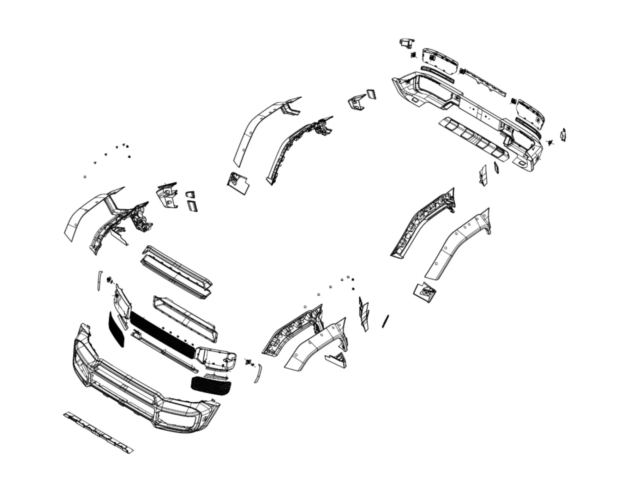 Widestar body kit BS Style for Mercedes G-class W463A AMG G 63