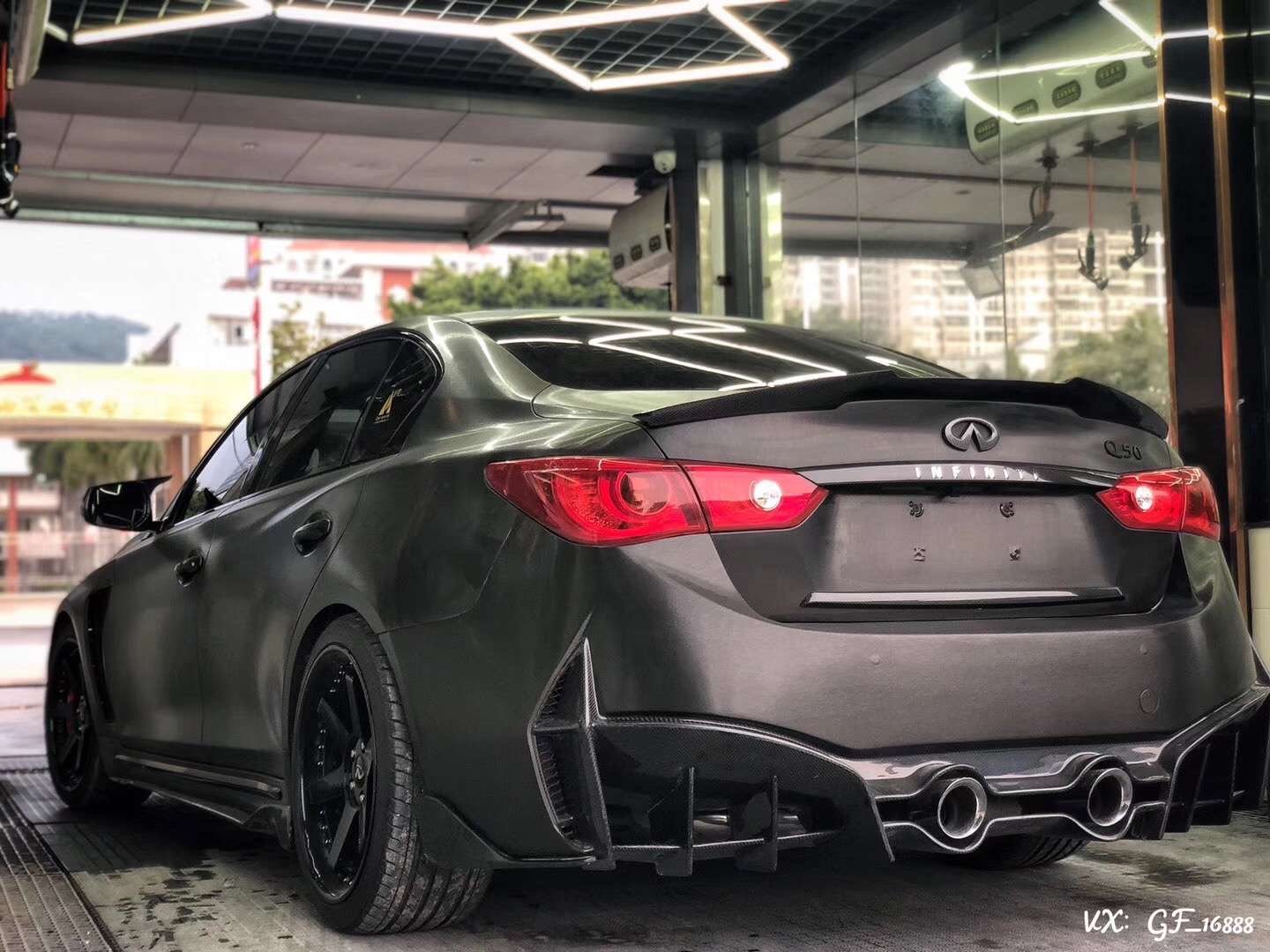 Check our price and buy CMST Carbon Fiber Body Kit set for Infiniti Q50!