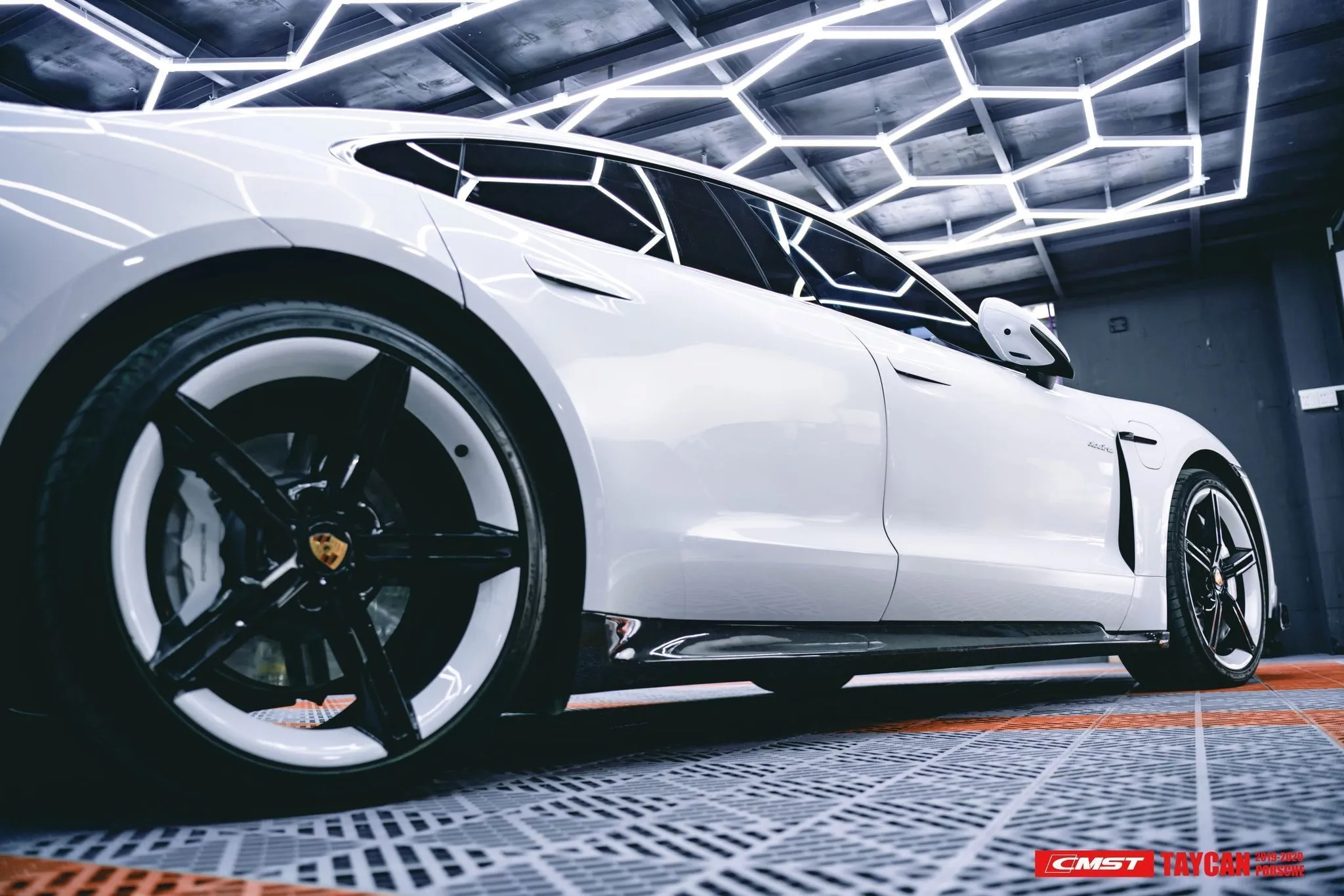 Check our price and buy CMST Carbon Fiber Body Kit set Style for Porsche Taycan Turbo & Turbo S