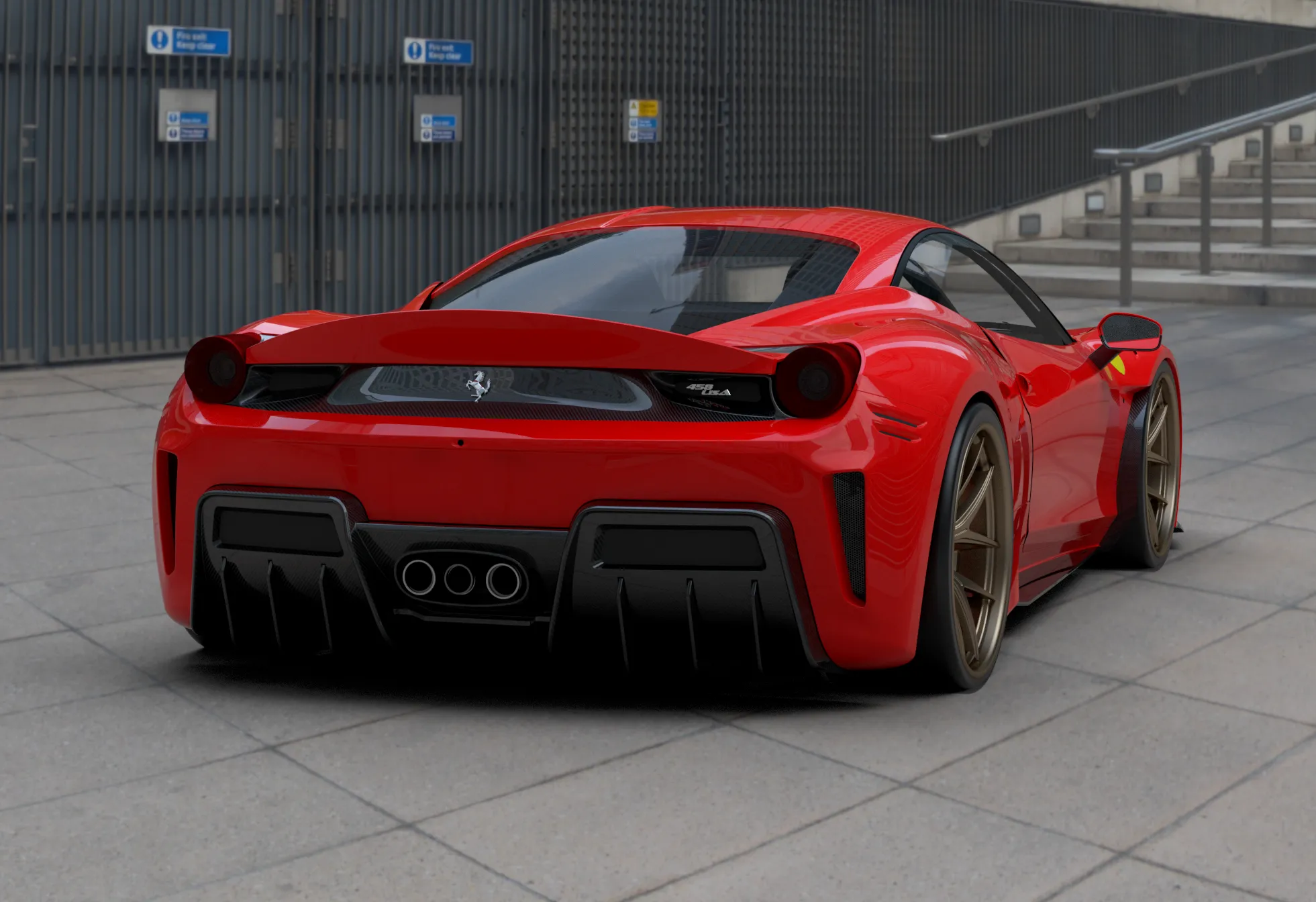 Check price and buy Duke Dynamics Body kit set for Ferrari 458
