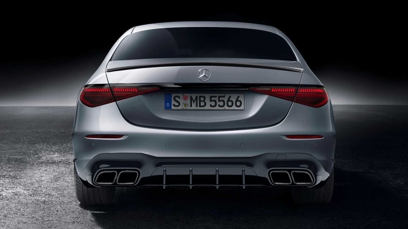 Rear diffuser GT S Design Carbon for Mercedes-Benz S-class W223