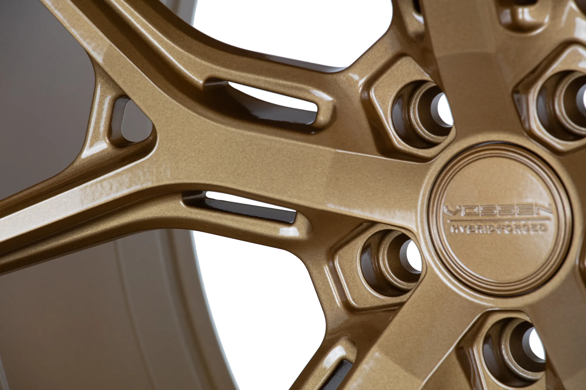 Vossen HF 5 hybrid forged wheel — front view