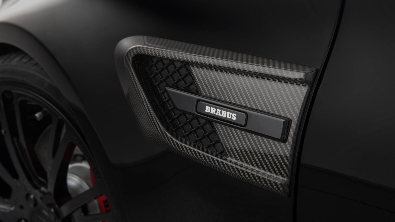 Fender add-on Brabus Carbon for Mercedes C-class A 205 AMG C 63