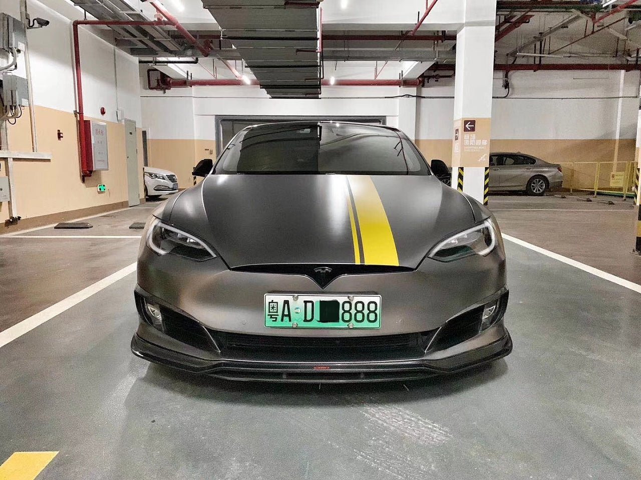 Check our price and buy CMST Carbon Fiber Body Kit set for Tesla Model S!