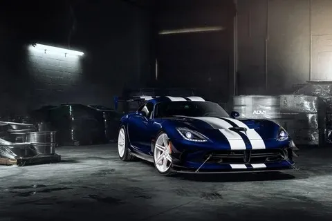 Dodge on ADV.1 ADV06 M.V2 CS Series forged wheels