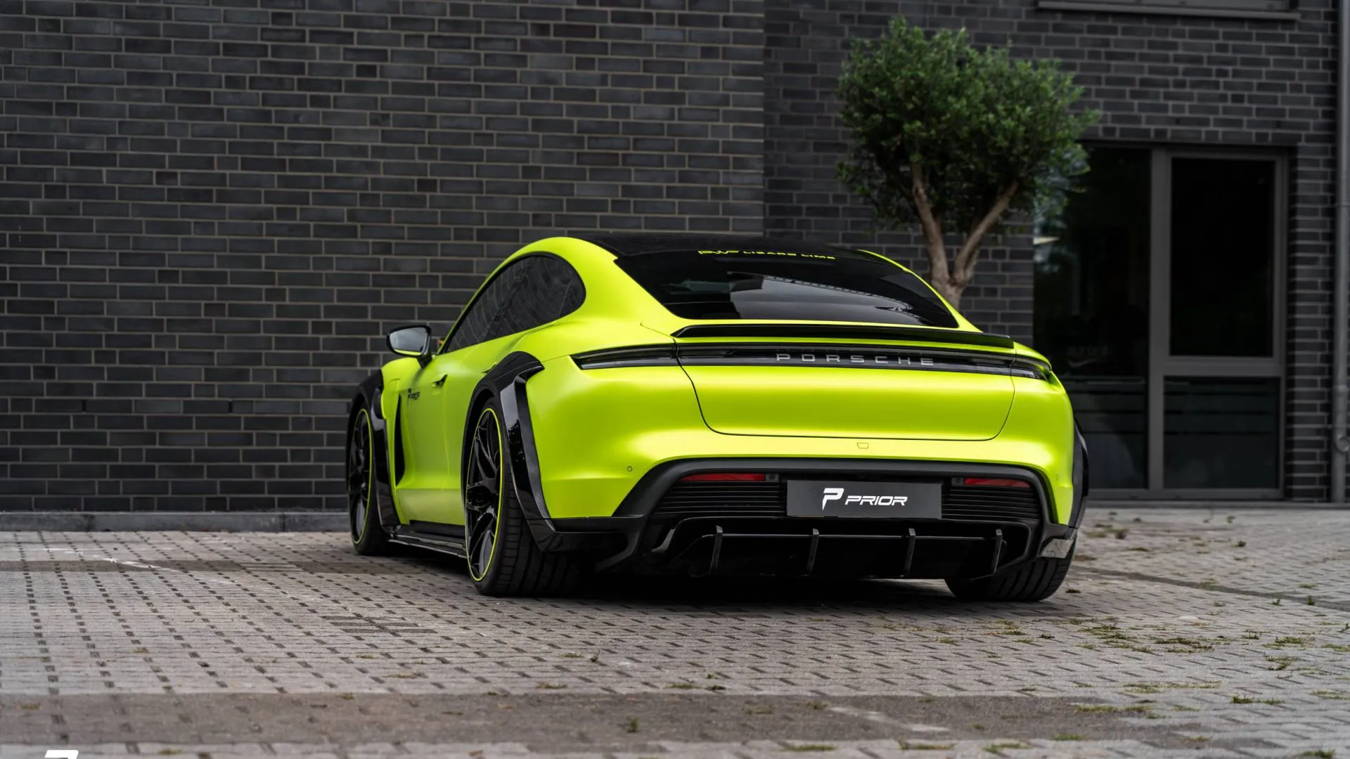 Rear Trunk Spoiler Prior Design PD TE widebody for Porsche Taycan