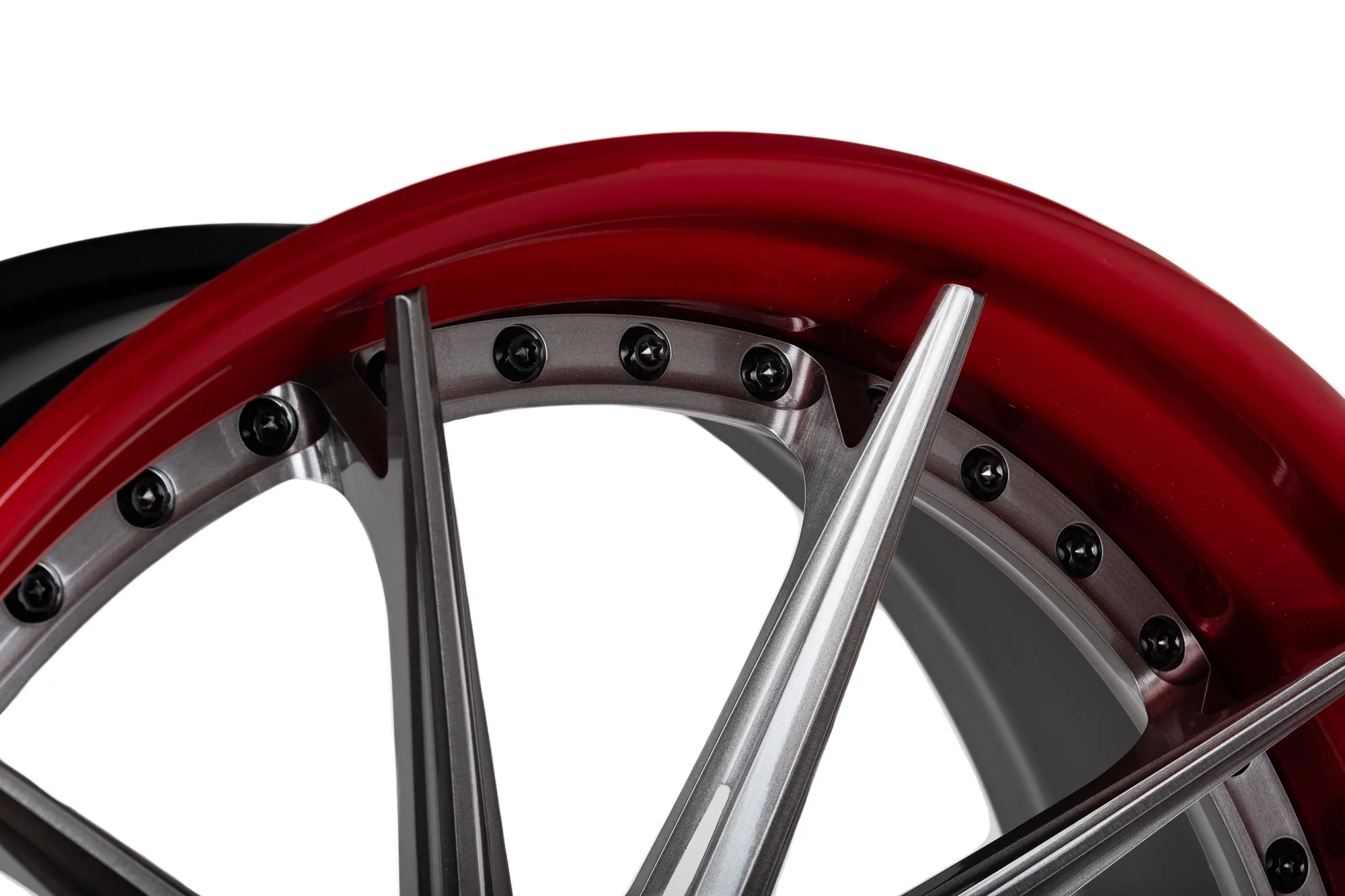 Vossen EVO 2R 3 PIECE 3-piece forged wheel — rear angle