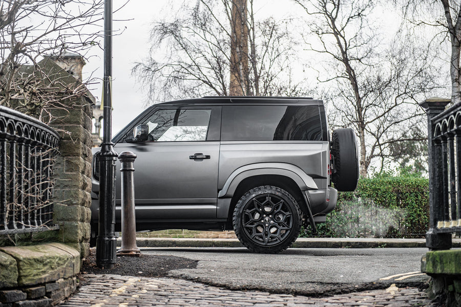Check our price and buy Kahn Design carbon fiber body kit set for Land Rover Defender 90 wide track