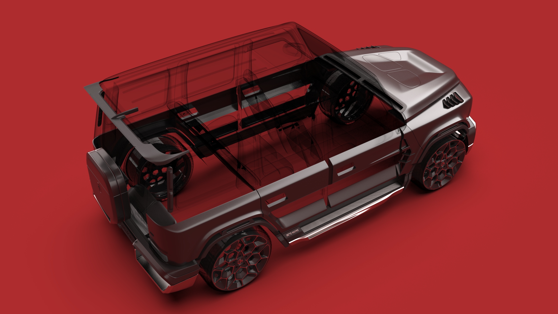 Mercedes-Benz EQG “DROPDEAD” Custom Wide Body Kit Design by Oli Sykes & Serge Savini