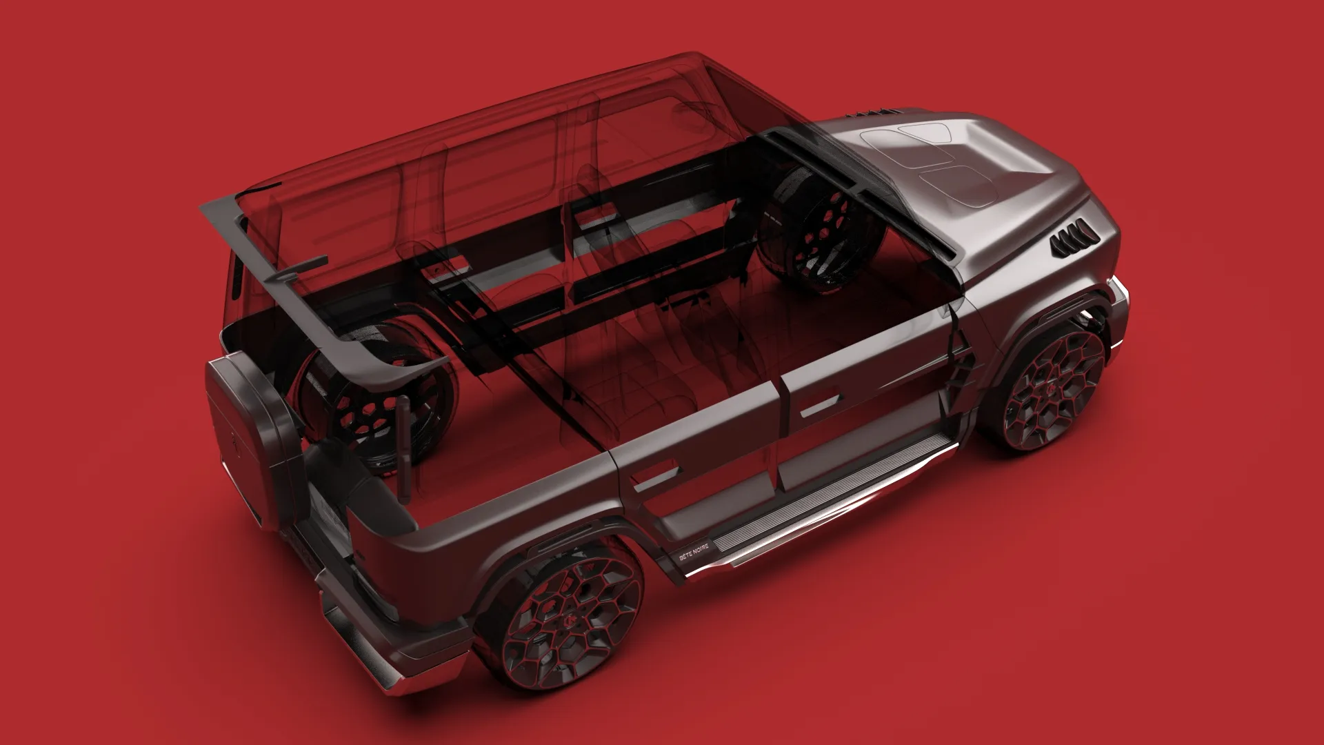 Mercedes-Benz EQG “DROPDEAD” Custom Wide Body Kit Design by Oli Sykes & Serge Savini