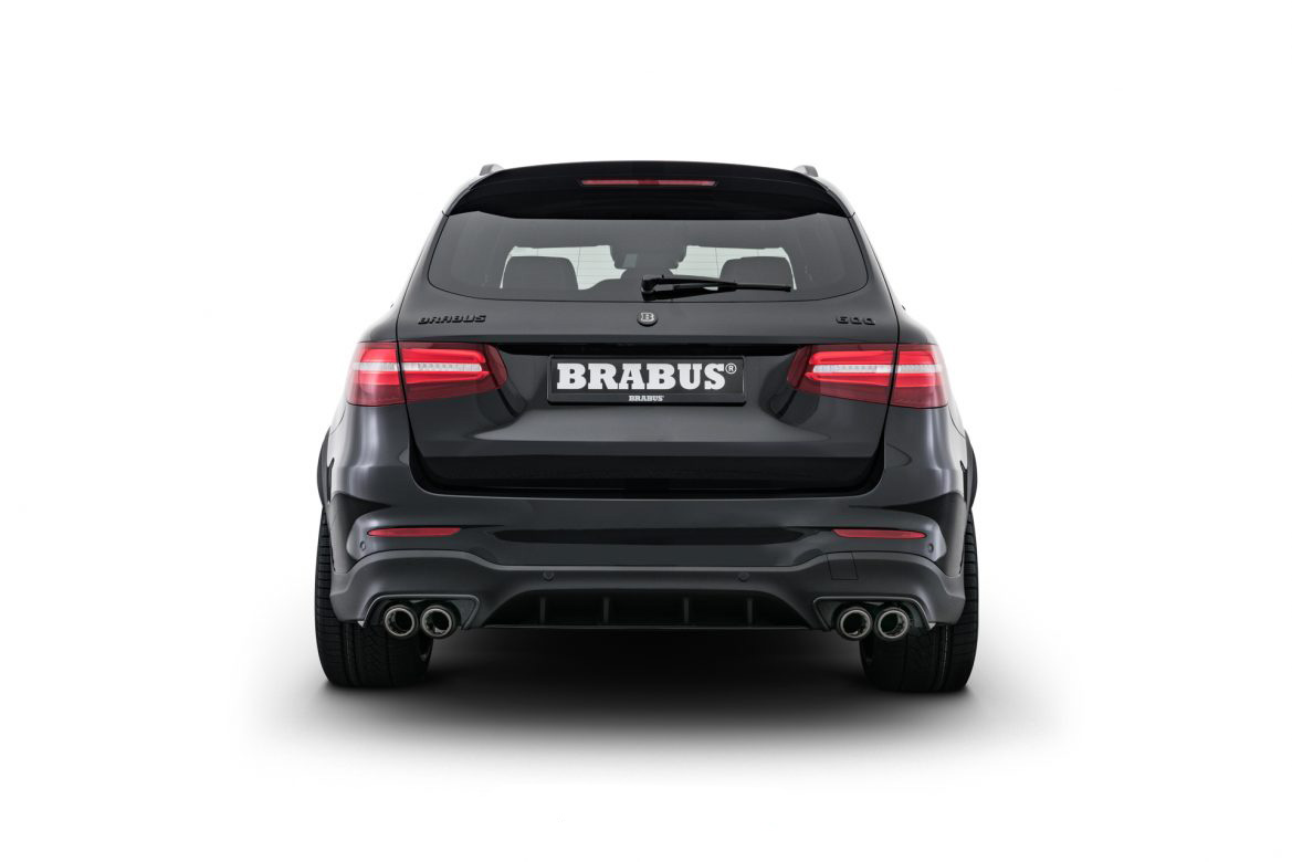 Rear bumper  inserts BS Style Carbon for Mercedes GLС AMG X253 AMG GLC 63