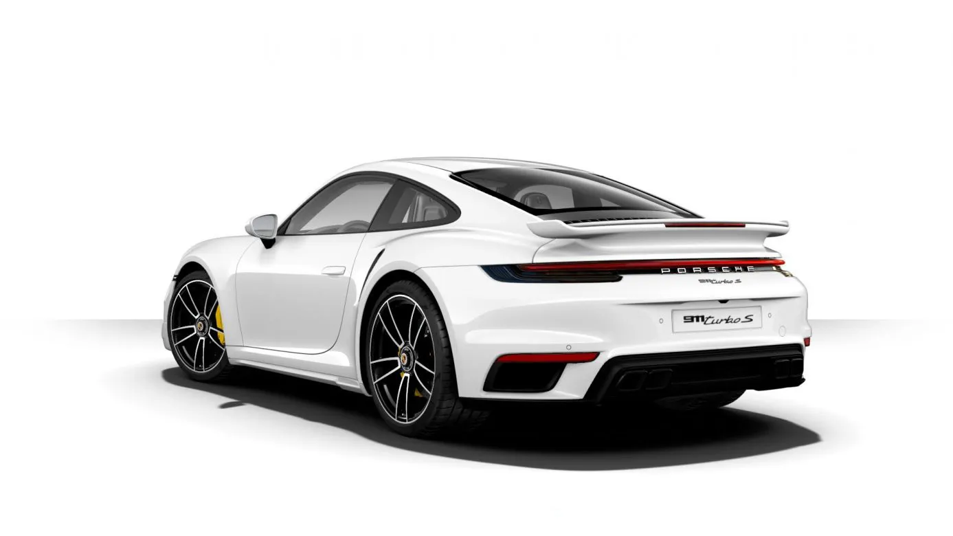 Rear bumper air intakes BS Style Carbon for Porsche 911 Turbo